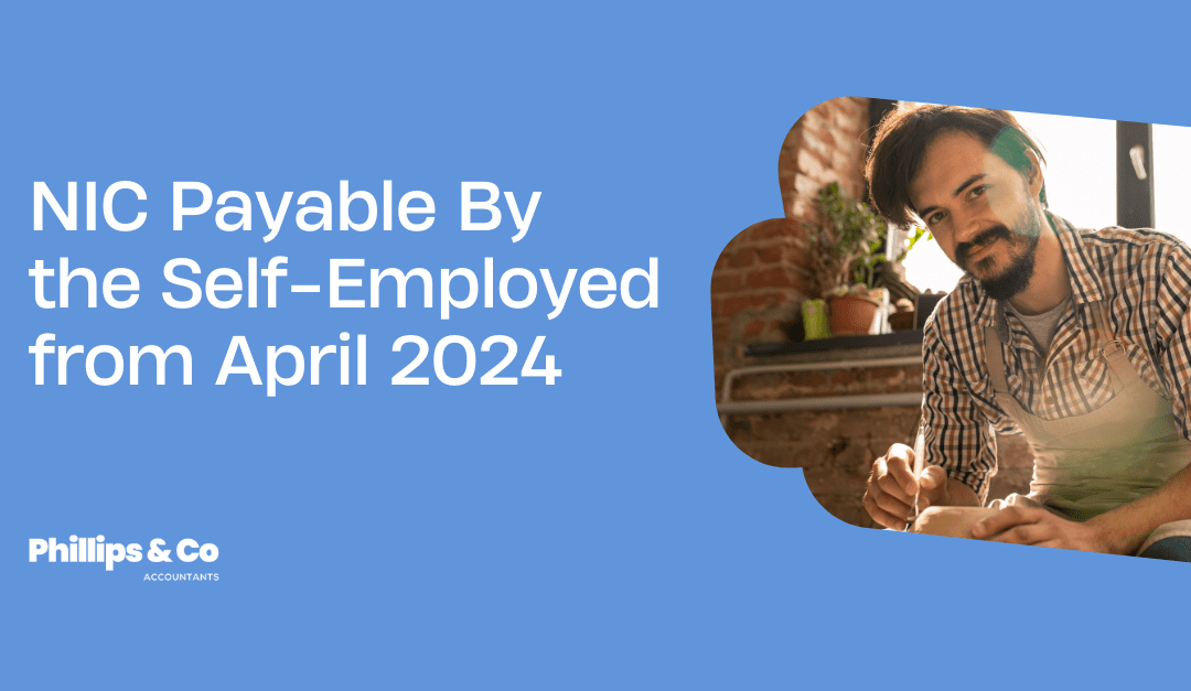 NIC Payable By the Self-Employed from April 2024