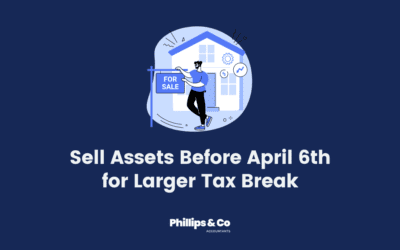 Sell assets before april 6th for larger tax break