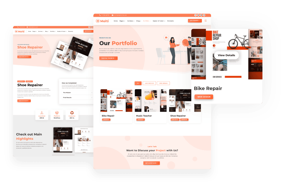 Create stunning portfolio Create stunning portfolio